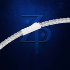 Graduated Round Cut Lab Grown Diamond Tennis Necklace