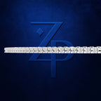 Round Cut Lab Created Diamond Tennis Necklace for Men and Women