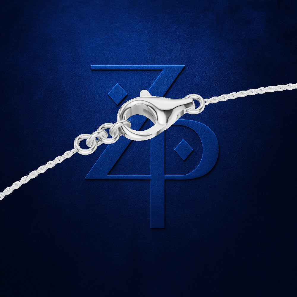 Round Cut Lab Grown Diamond Link Chain Necklace for Women