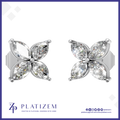 4 Marquise Lab Grown Diamond Stud Earrings for Women