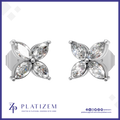 Butterfly Shaped Marquise Cut Lab Grown Diamond Stud Earrings for Women