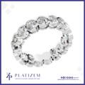 Bezel Set Round Cut Lab Grown Diamond Anniversary Band