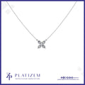 1 Carat Marquise Diamond Pinwheel Pendant Necklace for Women