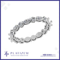 1 Carat Marquise and Round Diamond Delicate Eternity Band for Women