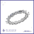 1.5 Carat Marquise and Round Diamond Alternating Band for Women