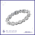 2 Carat Marquise and Round Diamond Eternity Band for Women