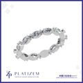 1 Carat Marquise Diamond Slim Eternity Band for Women