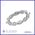2 Carat Marquise Diamond Interlock Eternity Band for Women