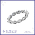 2 Carat Marquise Diamond Woven Eternity Band for Women