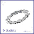 2 Carat Alternating Marquise Diamond Eternity Band for Women