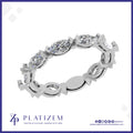 Marquise Diamond Eternity Ring with Prong Set Stones