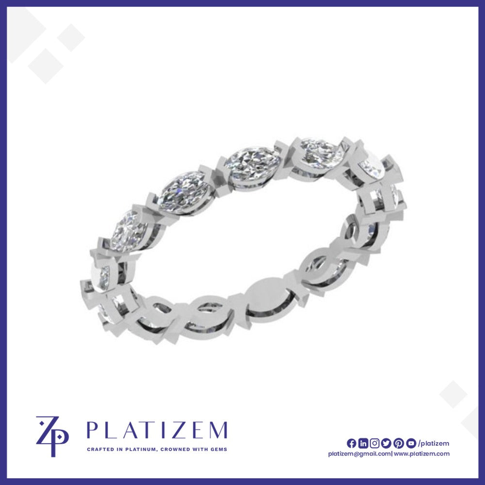 1.5 Carat Uniform Marquise Diamond Eternity Band for Women