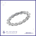 Uniform Marquise Diamond East West Eternity Band for Women