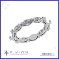 Bold Marquise Diamond East West Eternity Band for Women