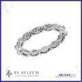 Marquise Diamond East West Eternity Band for Women