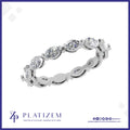 Marquise Diamond Woven Eternity Band for Women