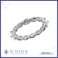 Marquise Diamond Link Eternity Band for Women