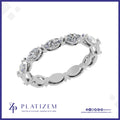 Marquise Diamond Twist Eternity Band for Women