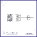 1.5 Ct Oval Cut Stud Earrings for Women