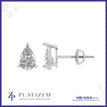 1.5 Ct Pear Cut Stud Earrings for Women