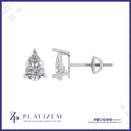 1.5 Ct Pear Cut Matched Stud Earrings for Women