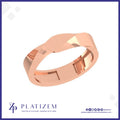 Sculpted Twist Wedding Band for Men