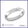 Faceted Diamond Cut Wedding Band for Men