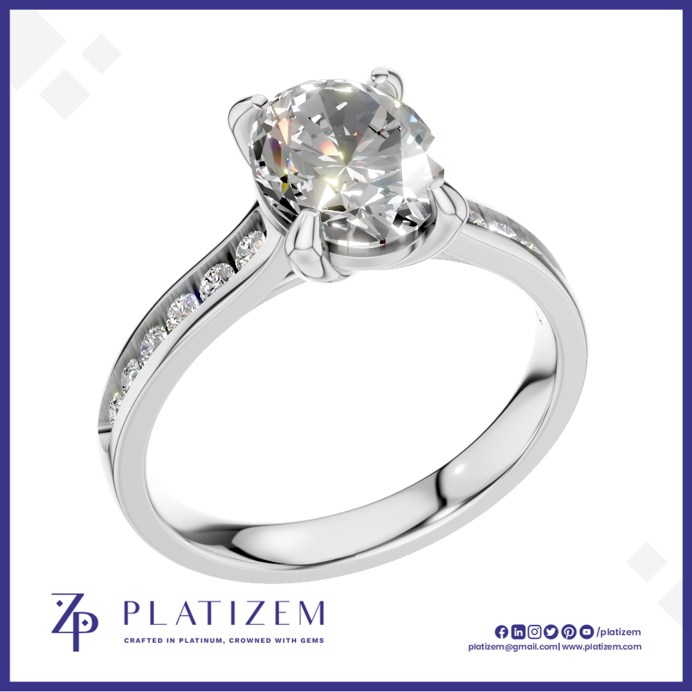 1.5 Carat Oval Lab Grown Diamond Engagement Ring