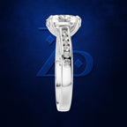 1.5 Carat Oval Lab Grown Diamond Engagement Ring