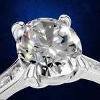 1.5 Carat Oval Lab Grown Diamond Engagement Ring