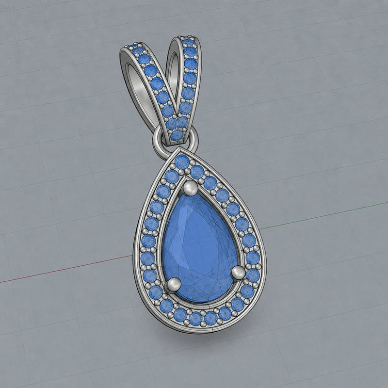 CAD to Final Pendant - Before