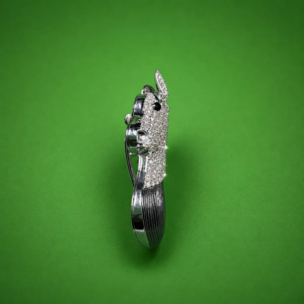 Unicorn Brooch for Men with Lab Grown Diamonds