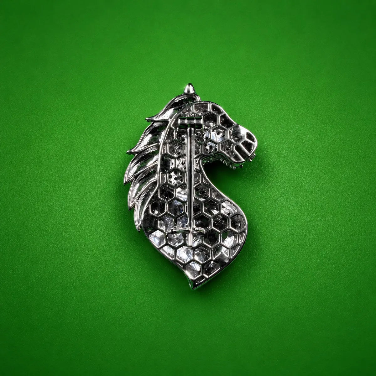 Unicorn Brooch for Men with Lab Grown Diamonds