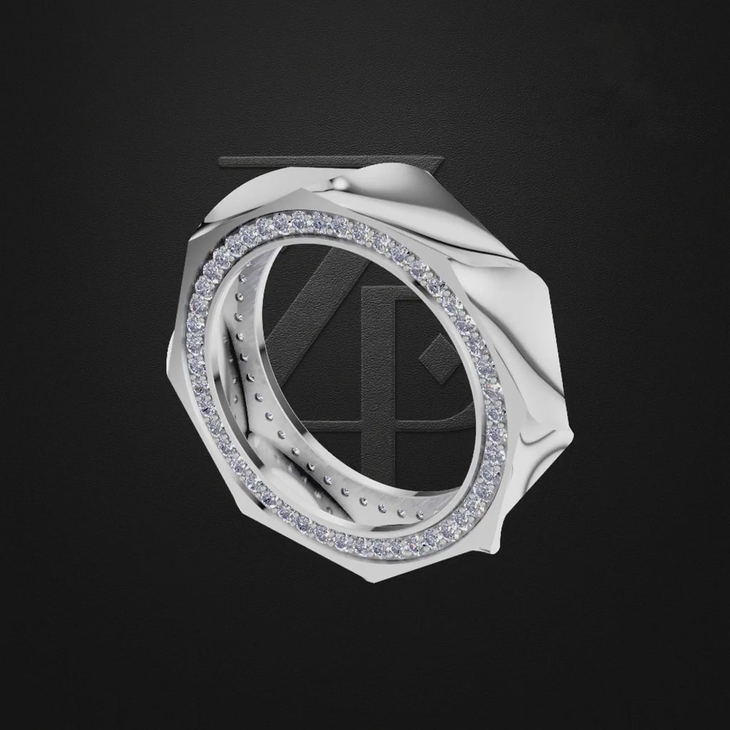Platinum Laboratory Grown Diamond Wedding Band