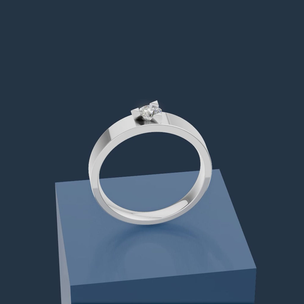 Laboratory Grown Diamond Solitaire Engagement Ring