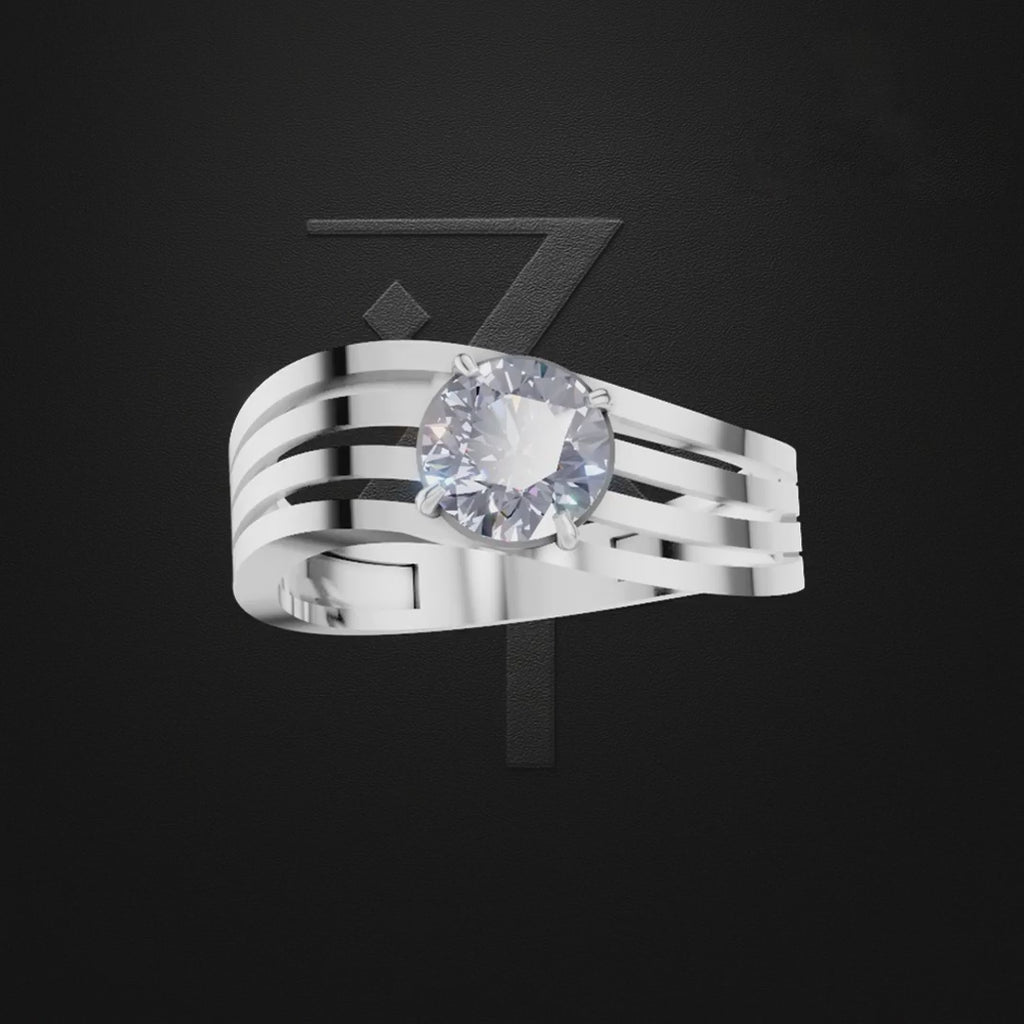 1 Carat Laboratory Grown Diamond Solitaire Ring