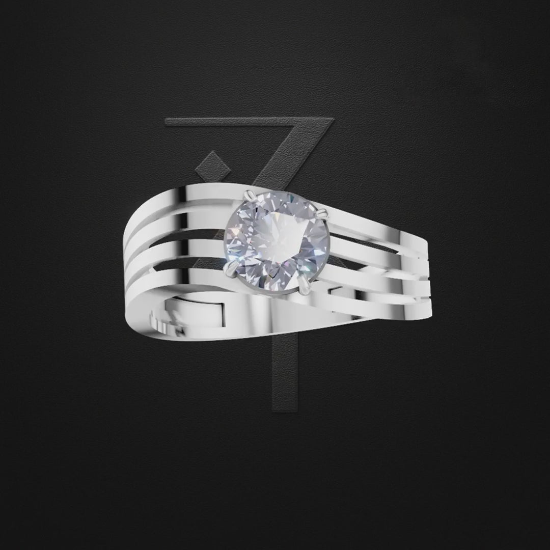 1 Carat Laboratory Grown Diamond Solitaire Ring