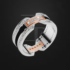 14k Gold Mens Wedding Band