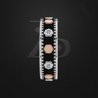 Moissanite Laboratory Grown Diamond Wedding Band Gold