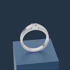 Bezel Set Laboratory Grown Diamond Ring