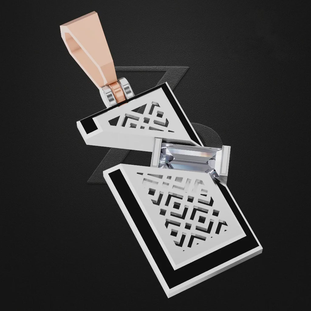Unique Solitaire Laboratory Grown Diamond Pendant