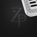 Laboratory Grown Diamond Bar Pendant Necklace for Men