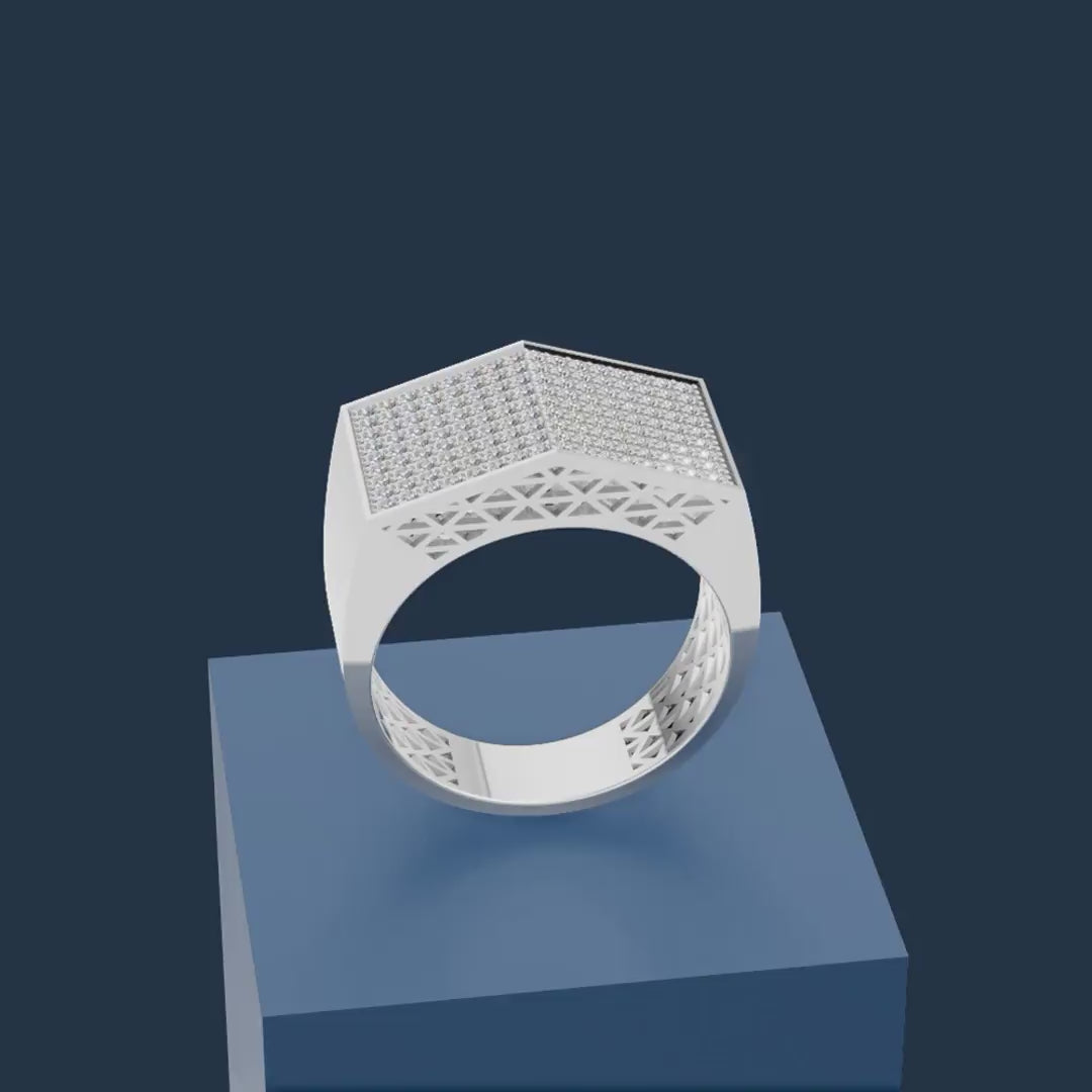 Laboratory Grown Diamond Ring For Men