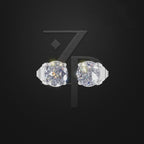 Round Laboratory Grown Diamond Studs For Women