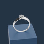 Six-prong Laboratory Grown Diamond Engagement Ring