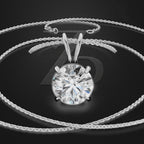 1.5 Carat Solitaire Laboratory Grown Diamond Pendant