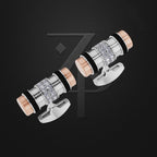 Laboratory Grown Diamond Studded Platinum Cufflink