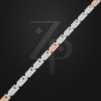 Platinum Link Chain For Men