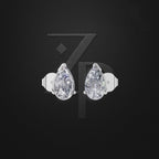 Pear Shaped Laboratory Grown Diamond Studs