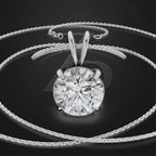 3 Carat Solitaire Laboratory Grown Diamond Pendant